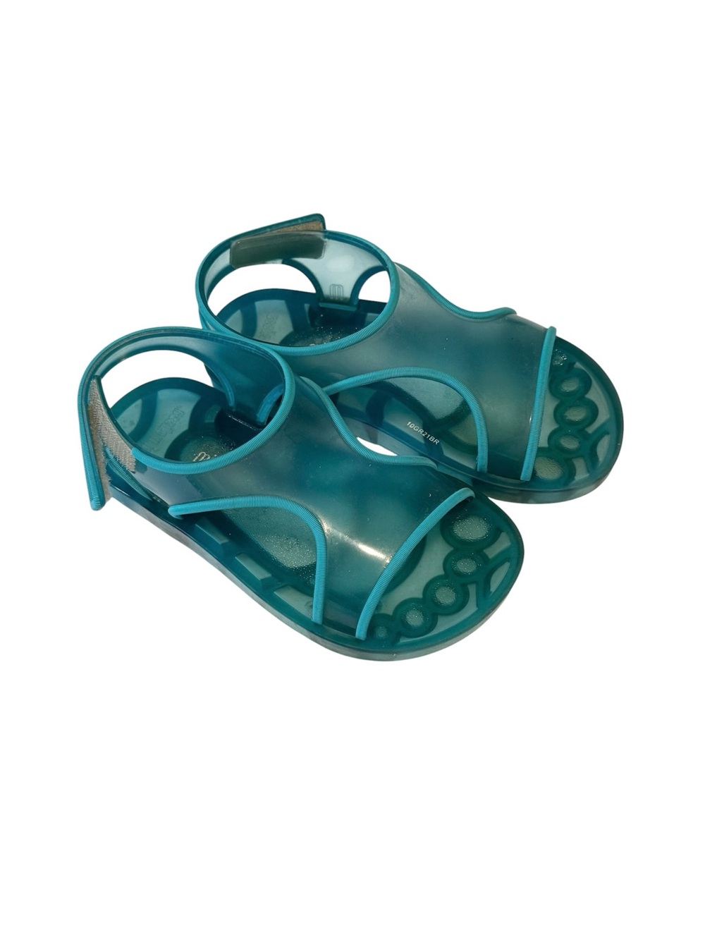 Mini Melissa Girls Aqua Sandals size 11